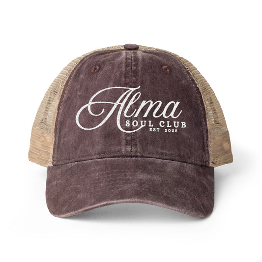 Alma Soul Club Vintage Trucker Hat