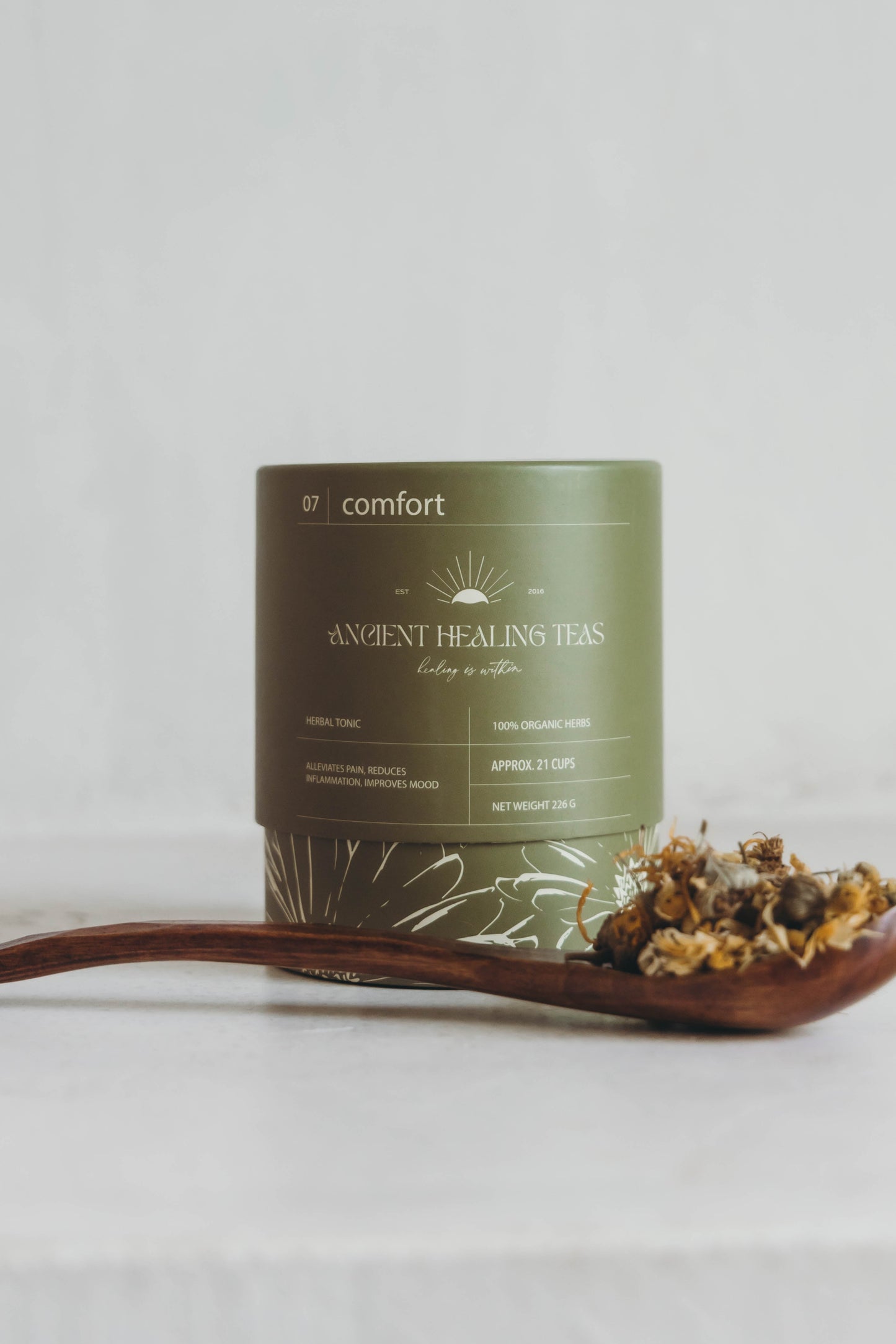 Comfort · Ancient Healing Herbal Tea