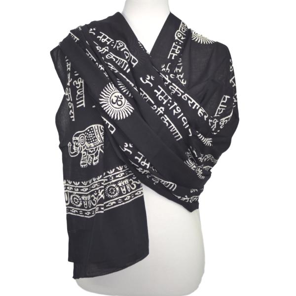 Alma's Karma Mantra Yoga Prayer Shawl – A Sacred Wrap of OM & Divine Mantras