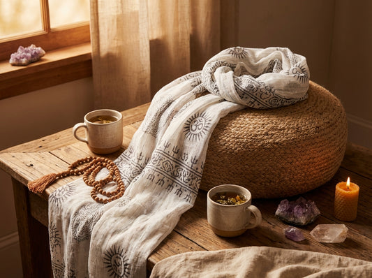 Om Ganesha · Sacred Cotton Wrap