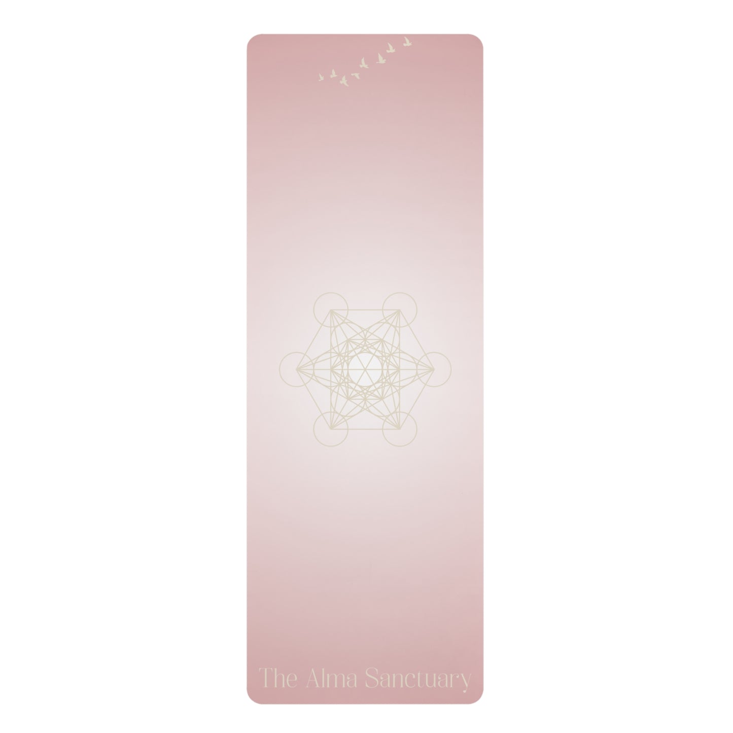 Alma Sanctuary Luxury Eco-Friendly Yoga Mat – Non-Slip, Premium Cushioning, Inspired by Sacred Geometry