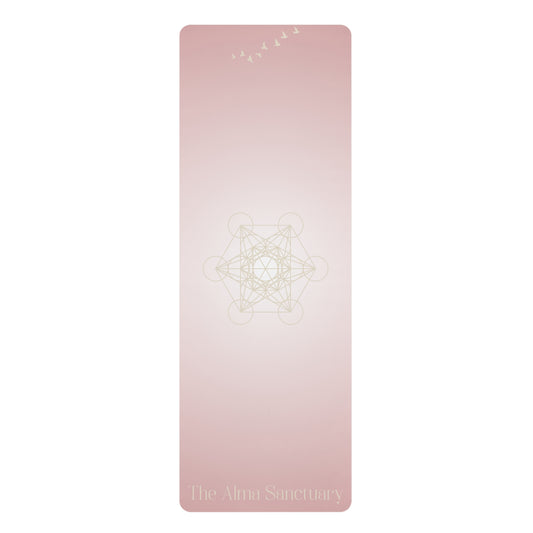 Alma Sanctuary Luxury Eco-Friendly Yoga Mat – Non-Slip, Premium Cushioning, Inspired by Sacred Geometry