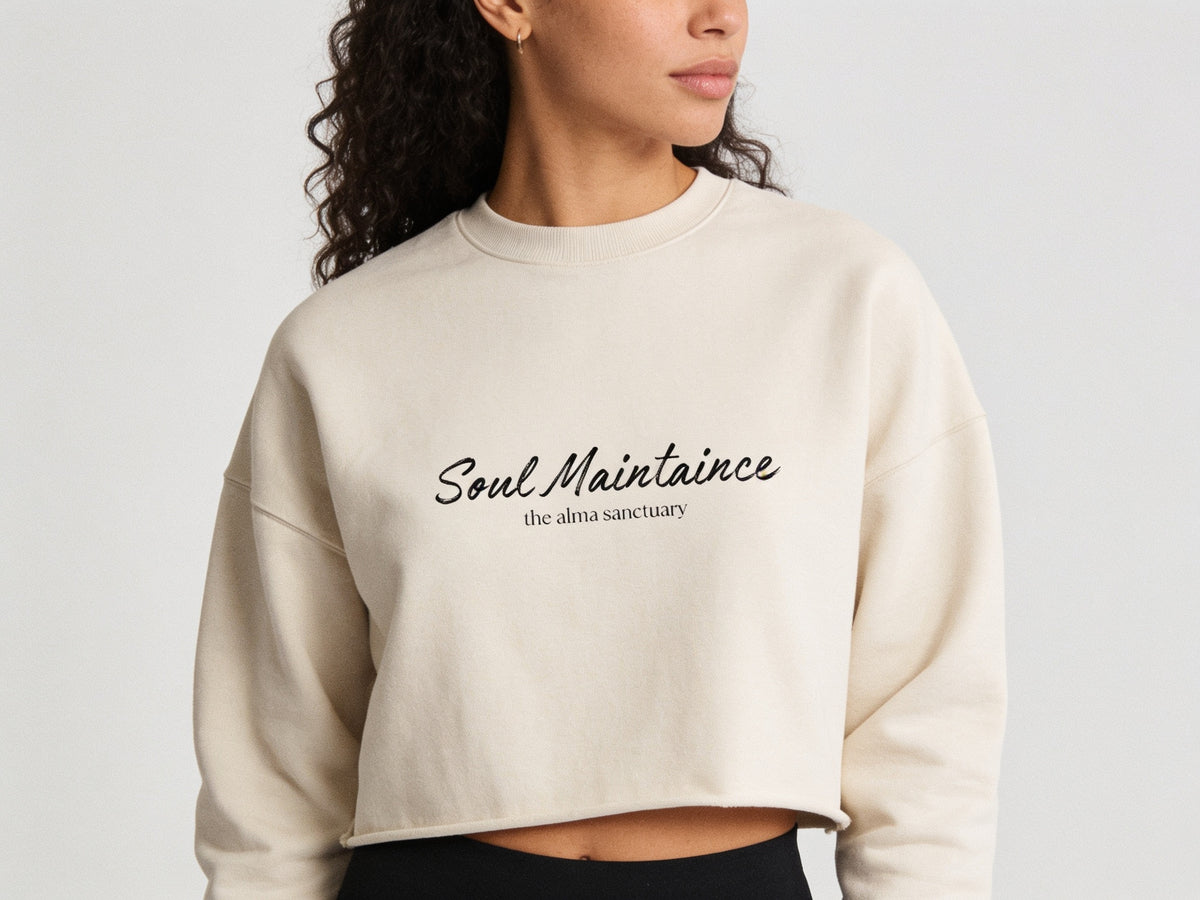 Soul Maintenance Cropped Sweatshirt