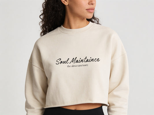 Soul Maintenance Cropped Sweatshirt