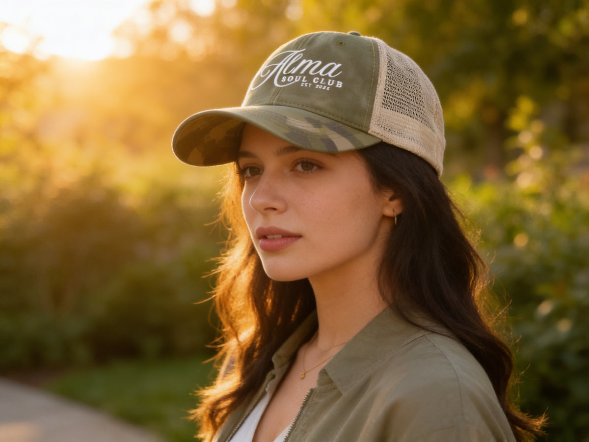 Alma Soul Club Vintage Trucker Hat