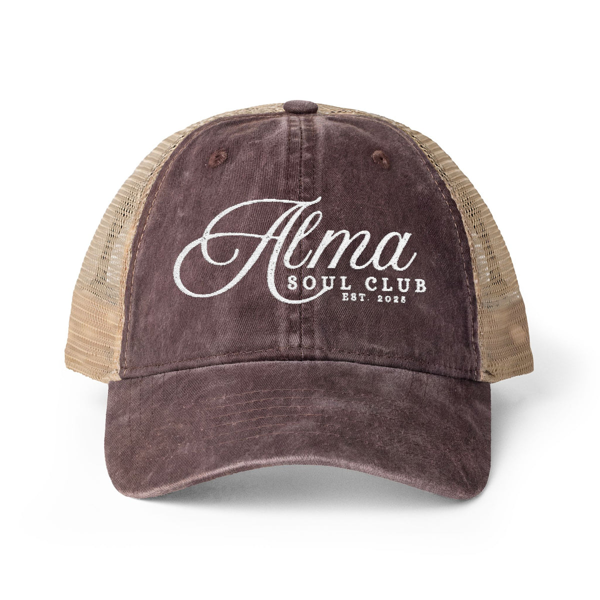 Alma Soul Club Vintage Trucker Hat