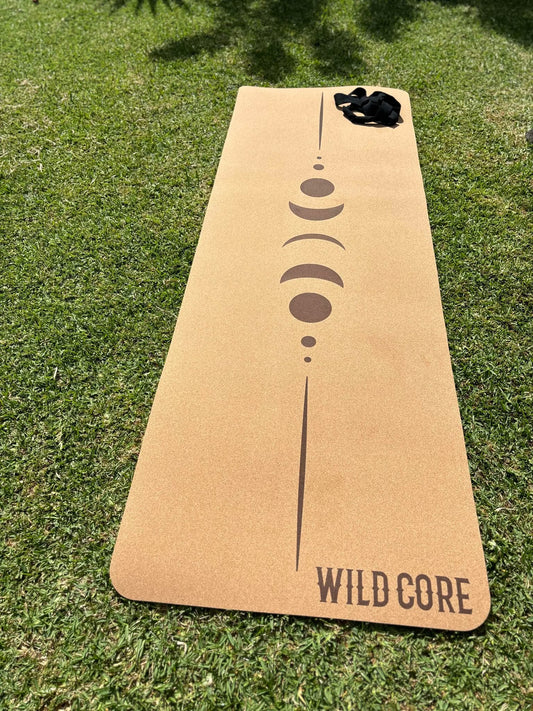 The Sanctuary's Natural Cork Yoga Mat – for Yoga, Pilates & Fitness