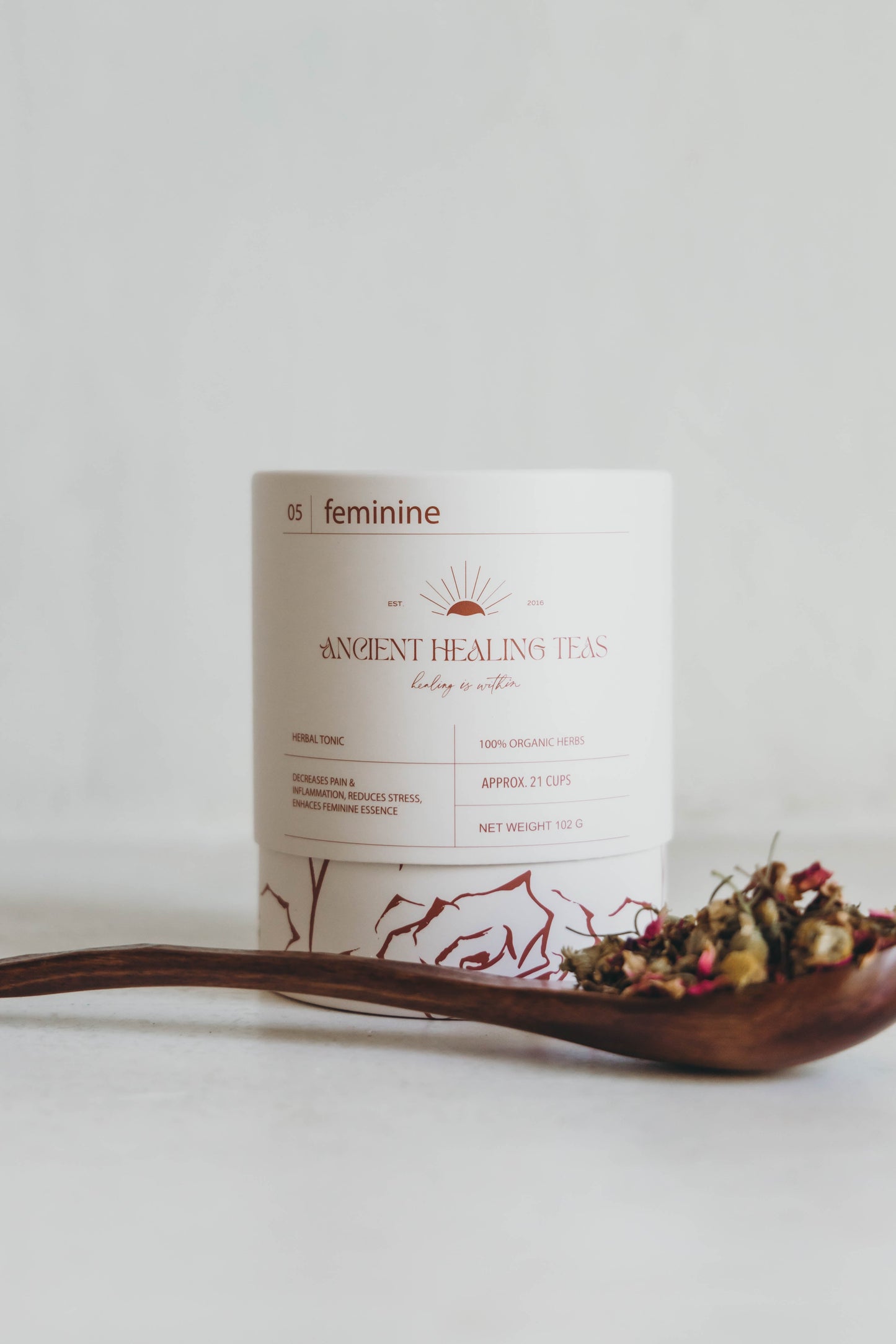 Feminine · Ancient Healing Herbal Tea