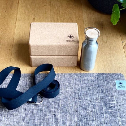 Alma Eco-Friendly Cork Yoga Block Set