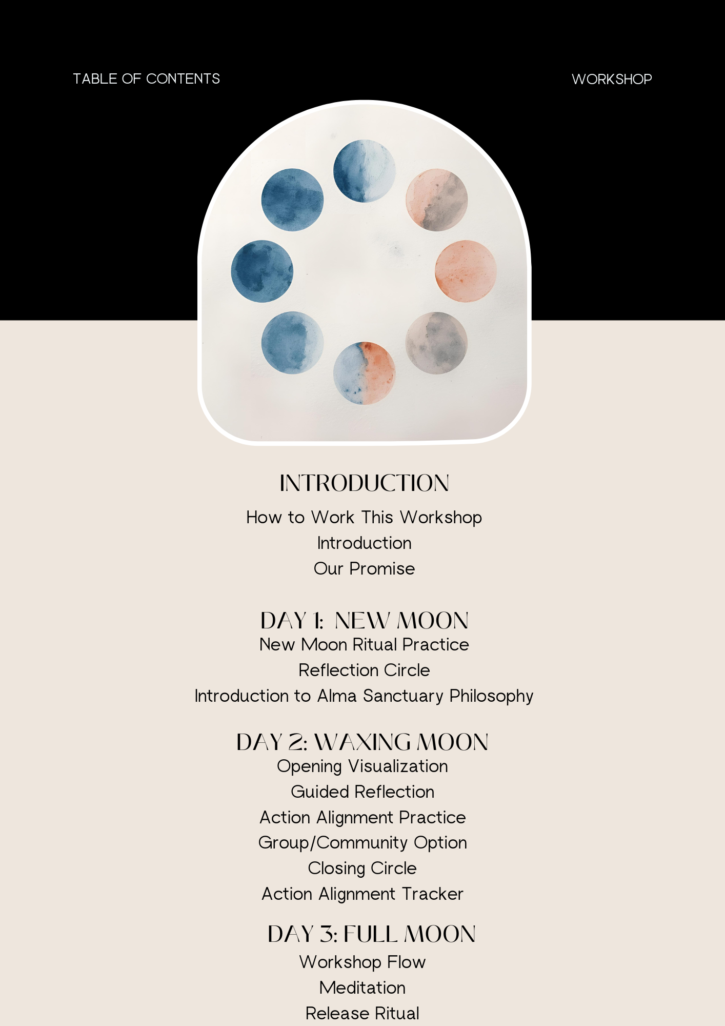 Lunar Reflections: A Soulful Digital Workshop for Moon Cycles
