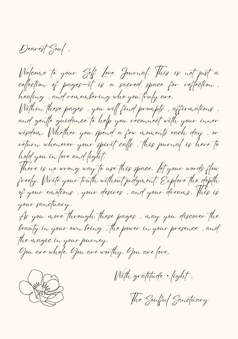 The Self Love Journal