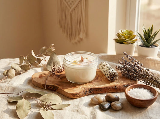 Clear Space · Organic Intention Candle