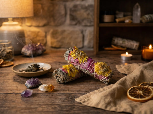 Amor · Floral White Sage Smudge