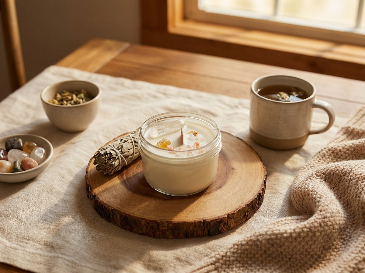 Clear Space · Organic Intention Candle